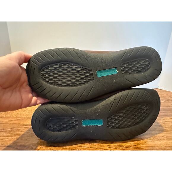 David Tate Space Leather Chelsea Booties - Brown - Size 8W Everyday Style - Picture 7 of 11